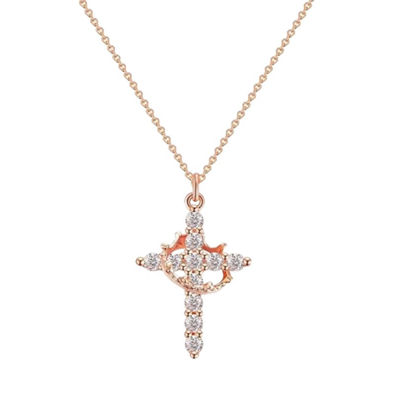 ๐โ๏ธ Crown Cross Necklace โ Wear Your Faith with Grace & Confidence ๐