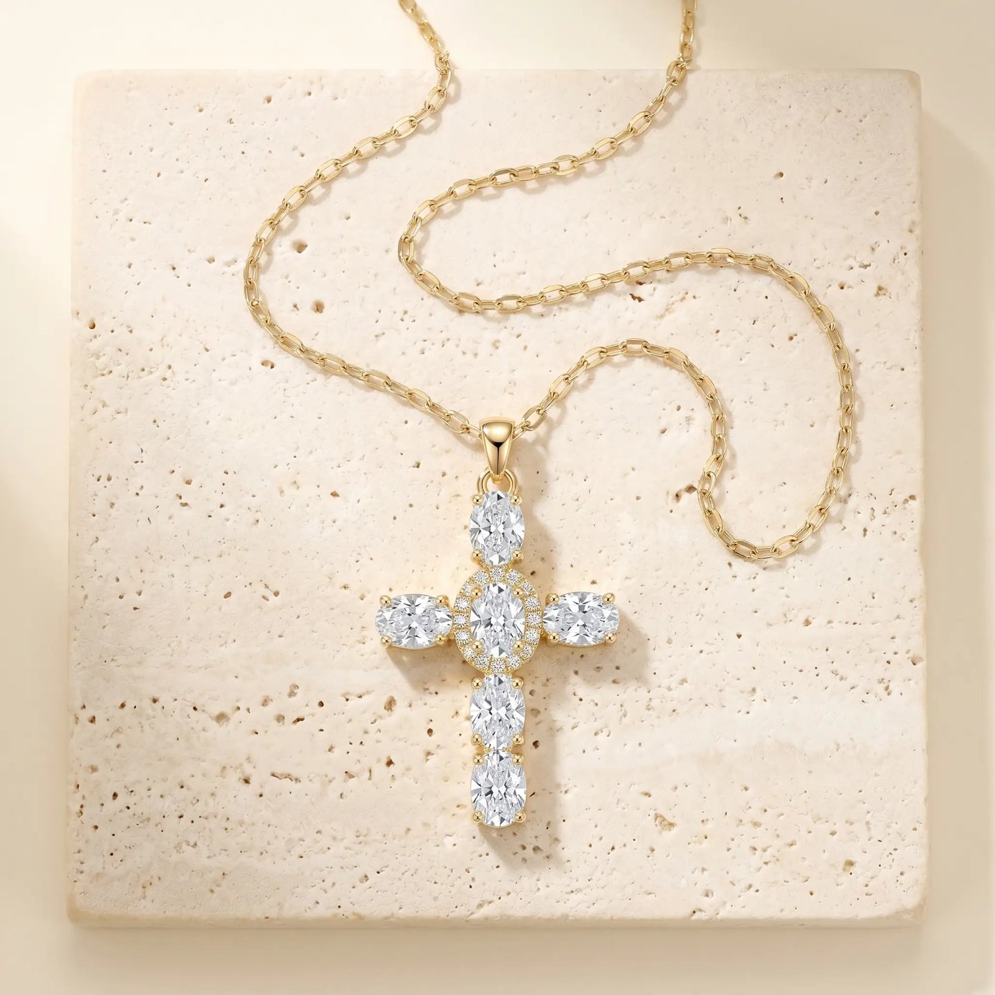 💎✝️ Faith Cross Necklace – A Timeless Symbol of Love, Blessing & Protection ✨