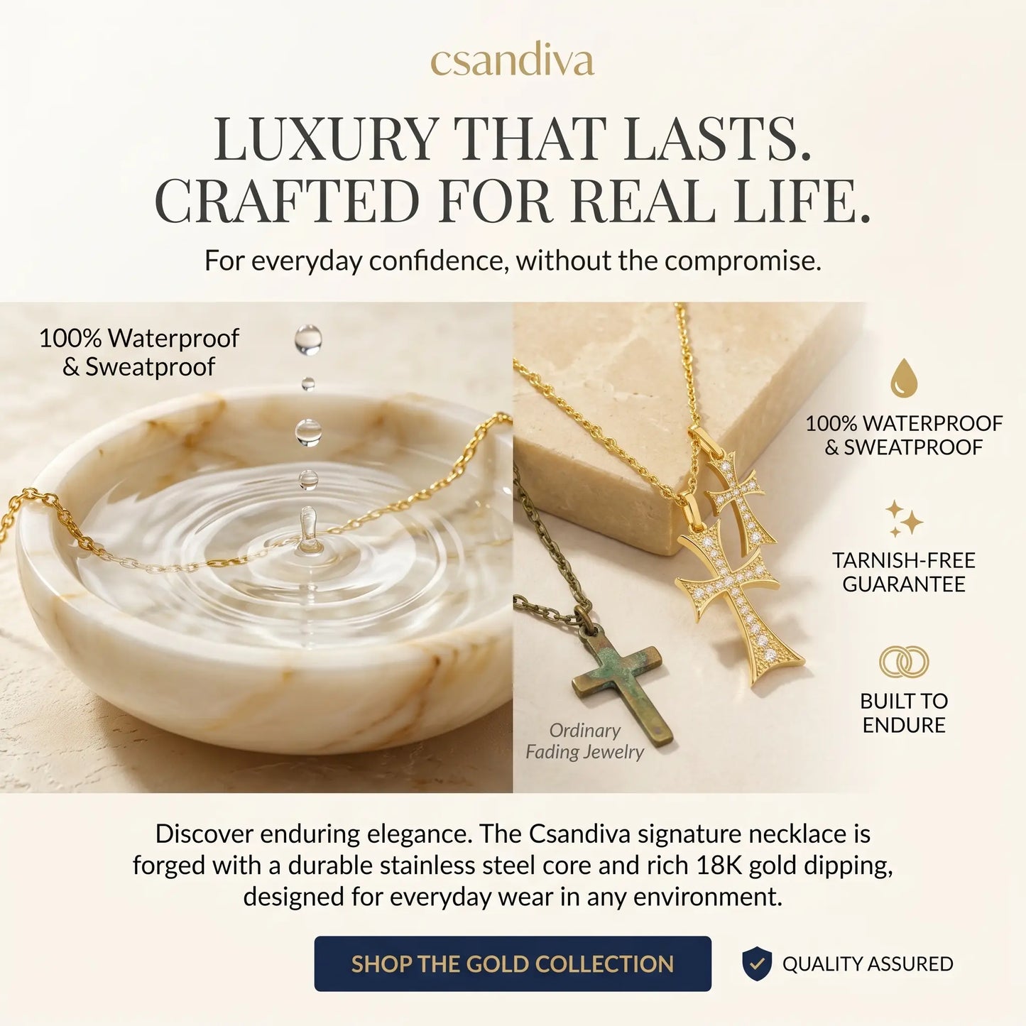 💎✝️ Faith Cross Necklace – A Timeless Symbol of Love, Blessing & Protection ✨