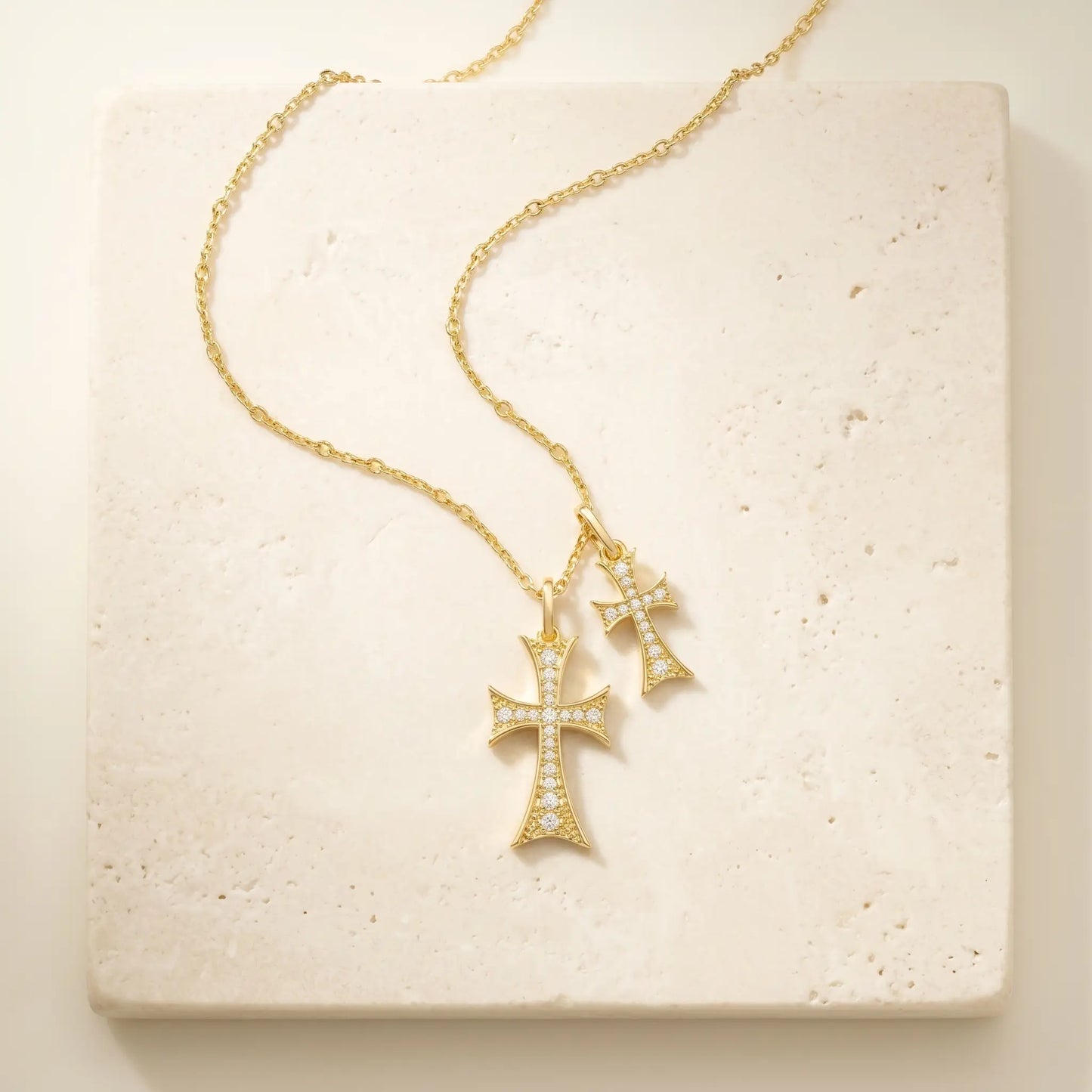💎✝️ Faith Cross Necklace – A Timeless Symbol of Love, Blessing & Protection ✨