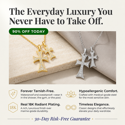 💎✝️ Faith Cross Necklace – A Timeless Symbol of Love, Blessing & Protection ✨