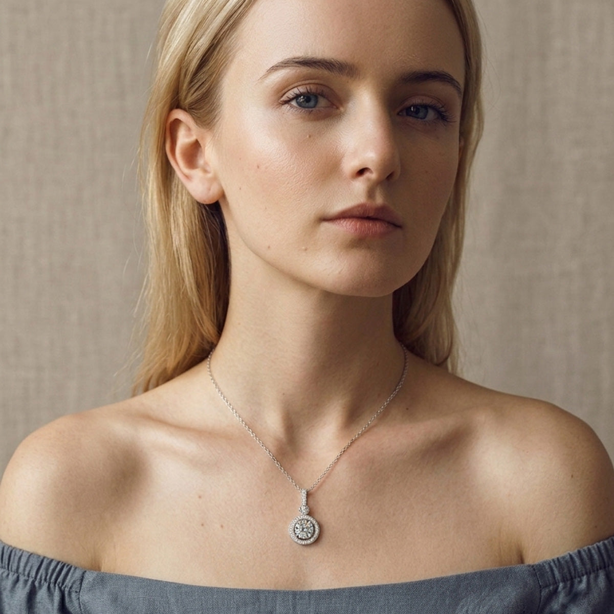 💖 Forever Love Necklace – Timeless Crystal Pendant | A Symbol of Love & Cherished Memories ✨